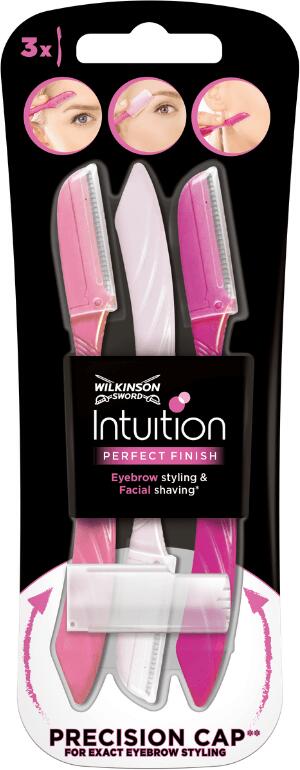 Wilkinson Sword tvarovač obočí Wilkinson Intuition Perfect Finish - 3 kusy