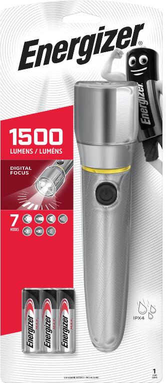 Svítilna Energizer Metal Vision Ultra HD 1500lm 6AA