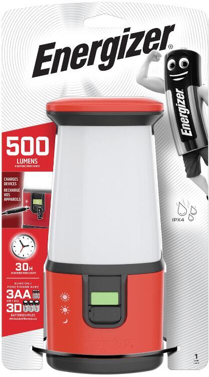 Kempingová svítilna Energizer 360 Camping Lahtern 500lm + USB 3xAA nebo 3xD