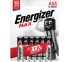 Baterie Energizer MAX AAA 6 ks
