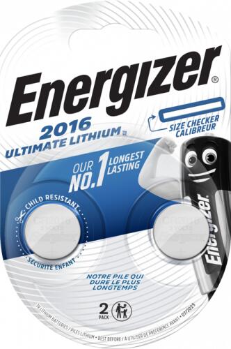Baterie Energizer ULTIMATE LITHIUM CR2016 - 2ks