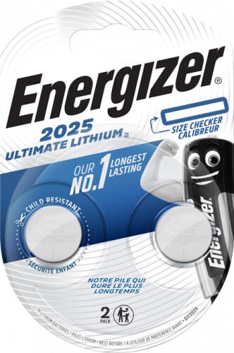 Baterie Energizer ULTIMATE LITHIUM CR2025 - 2ks