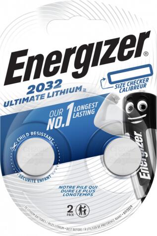 Baterie Energizer ULTIMATE LITHIUM CR2032 - 2ks