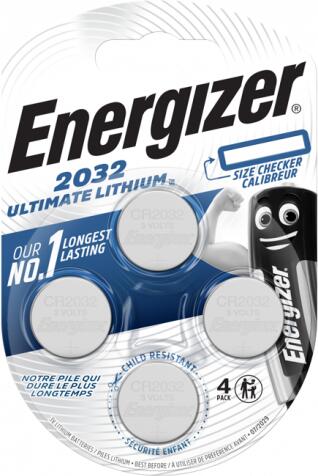 Baterie Energizer ULTIMATE LITHIUM CR2032 - 4ks