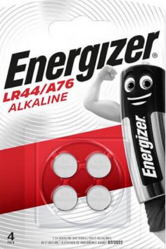Baterie Energizer alkalická LR44 / A76 - 4 ks