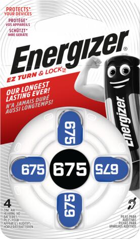 Baterie do naslouchadel Energizer 675 DP - 4 ks