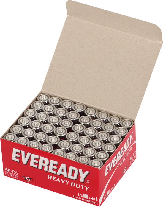 Energizer baterie Eveready (Wonder) AA zinkochloridová baterie - 48 ks