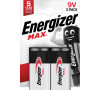 Baterie Energizer MAX 9V 2 ks
