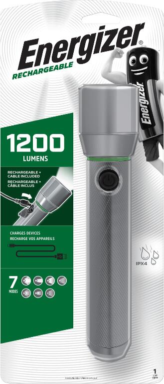 Svítilna Energizer Metal Vision Ultra HD Rechargeable 1200lm USB
