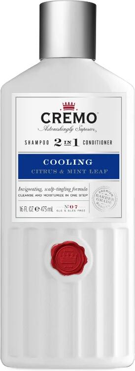 CREMO - Osvěžující šampón a kondicionér 2v1 CITRUS & MINT LEAF 473 ml