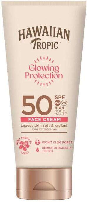 Hawaiian Tropic Glowing Protection Face Cream SPF50 50ml