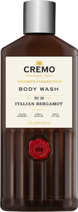 CREMO Sprchový gel pro muže s vůní Bergamot 473 ml