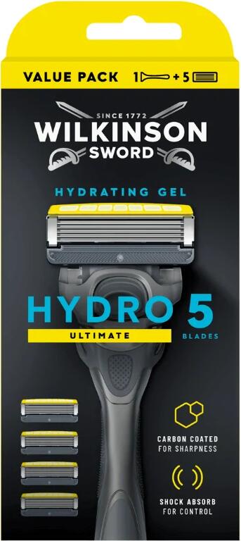Wilkinson Sword holící strojek Wilkinson Hydro 5 Protection Advanced Clampack + 5 nádradních hlavic