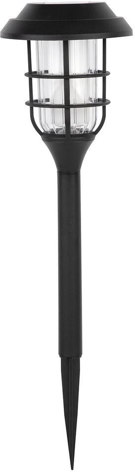 M.A.T. GROUP lampa solární pr.11,2cm, v.43cm, 12LED, PH ČER