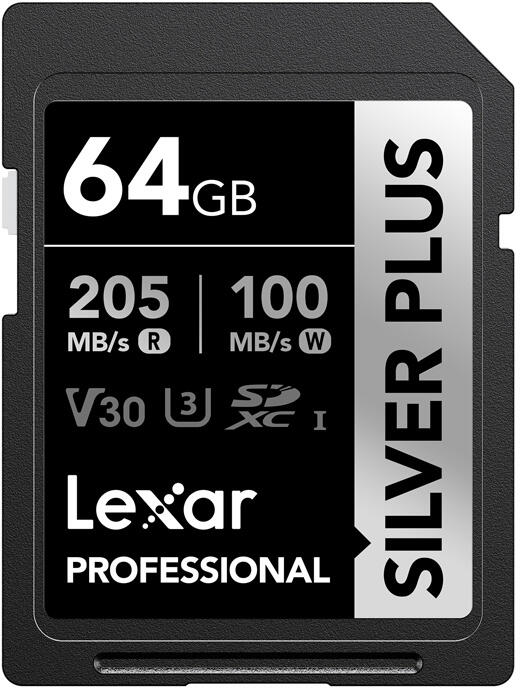 Paměťová karta Lexar Professional SILVER PLUS SDXC 64GB