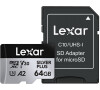 Karta paměti Lexar High-Performance Silver Plus microSDXC 64GB + adaptér