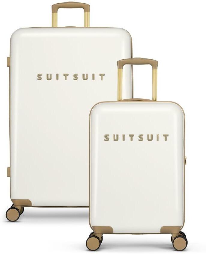 Sada cestovních kufrů SUITSUIT® Fusion White Swan - bílá
