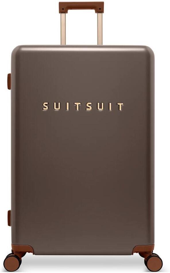 Plastový kufr SUITSUIT® Serenity Chocolate Brown L - hnědá