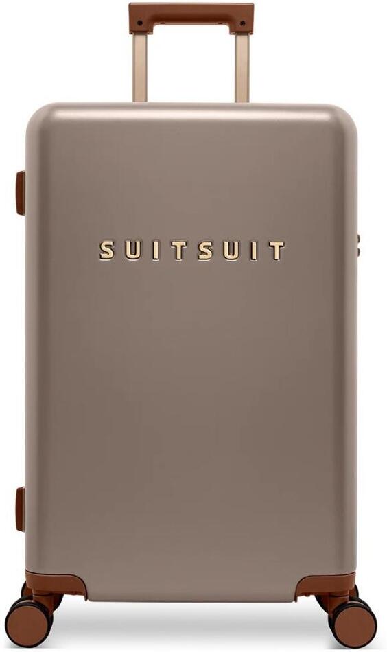 Plastový kufr SUITSUIT® Serenity Moon Stone M - hnědá