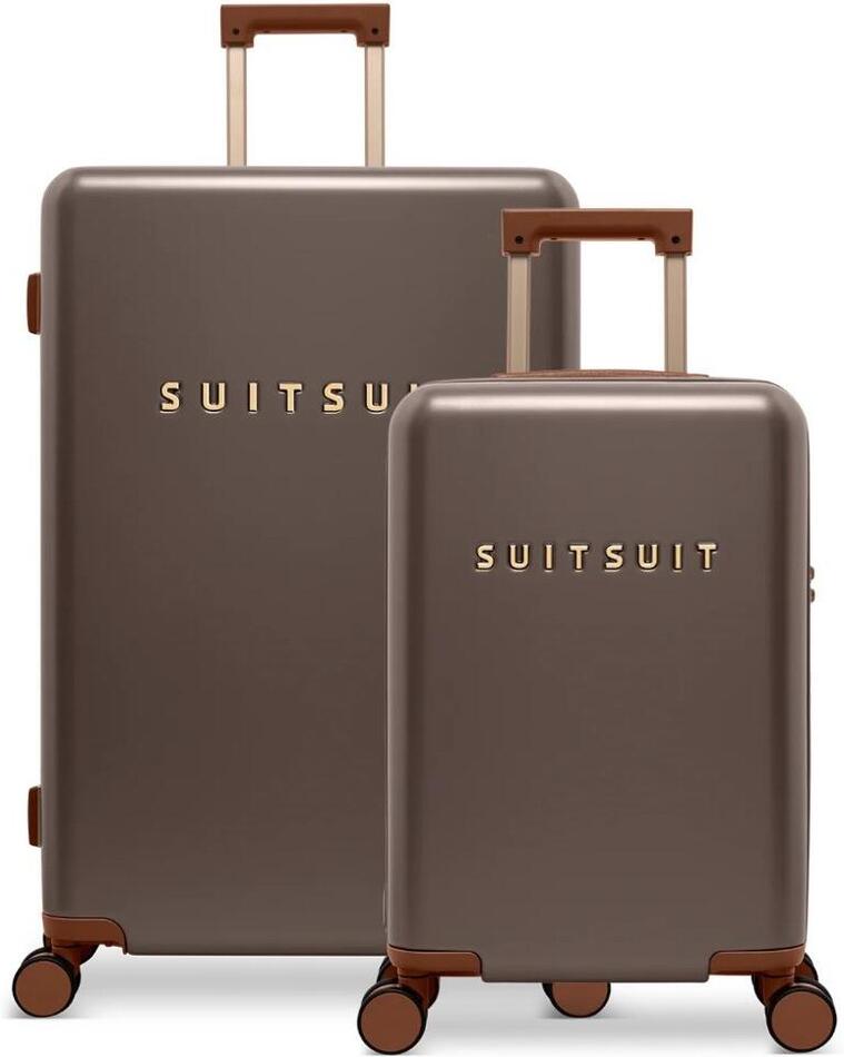Sada cestovních kufrů SUITSUIT® Serenity Chocolate Brown 2 ks - hnědá