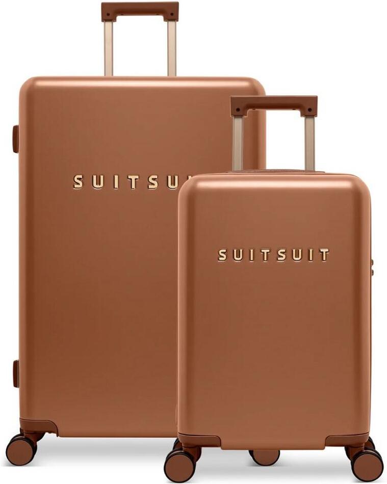 Sada cestovních kufrů SUITSUIT® Serenity Caramel Café 2 ks - hnědá