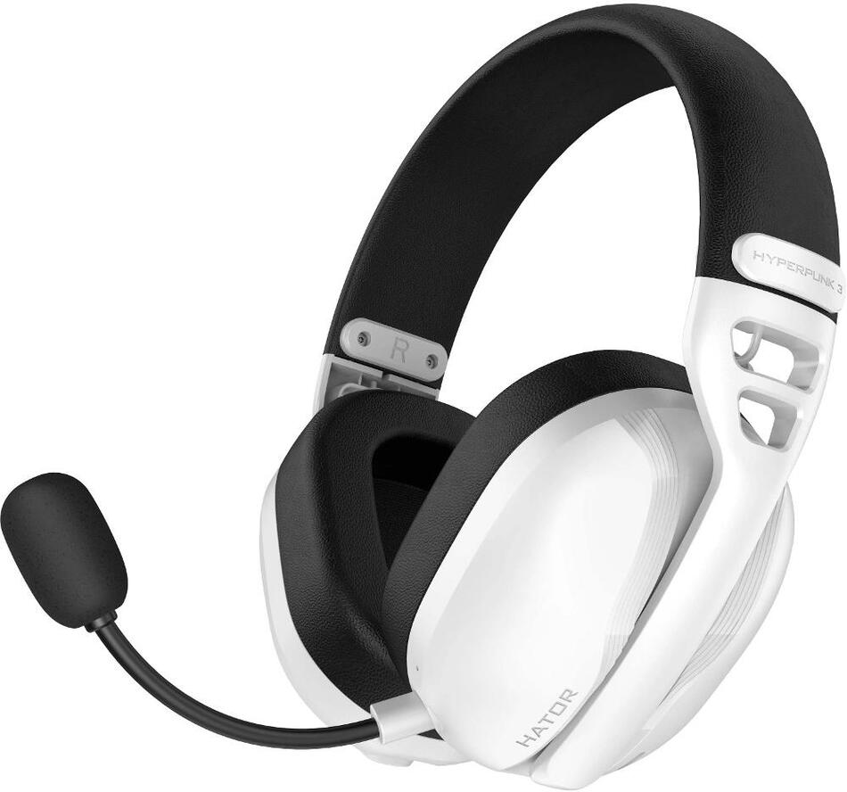 Herní sluchátka HATOR HYPERPUNK 3 Wireless White