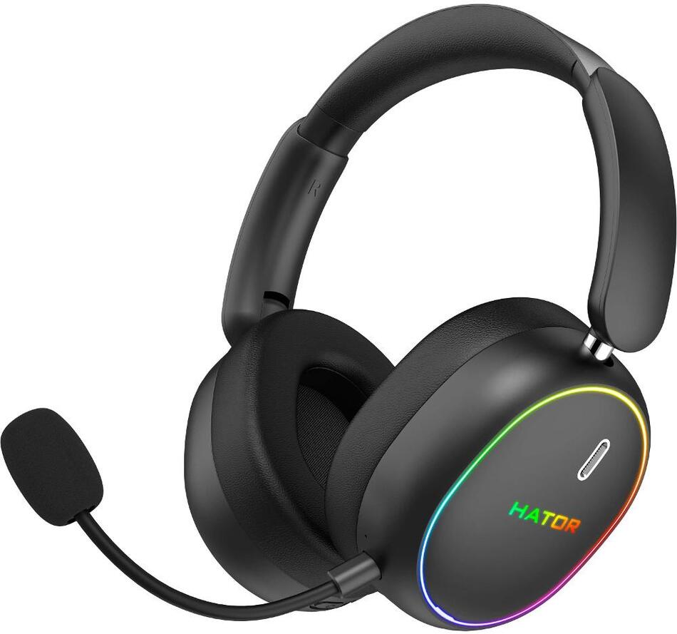 Herní sluchátka HATOR PHOENIX 2 Wireless Black
