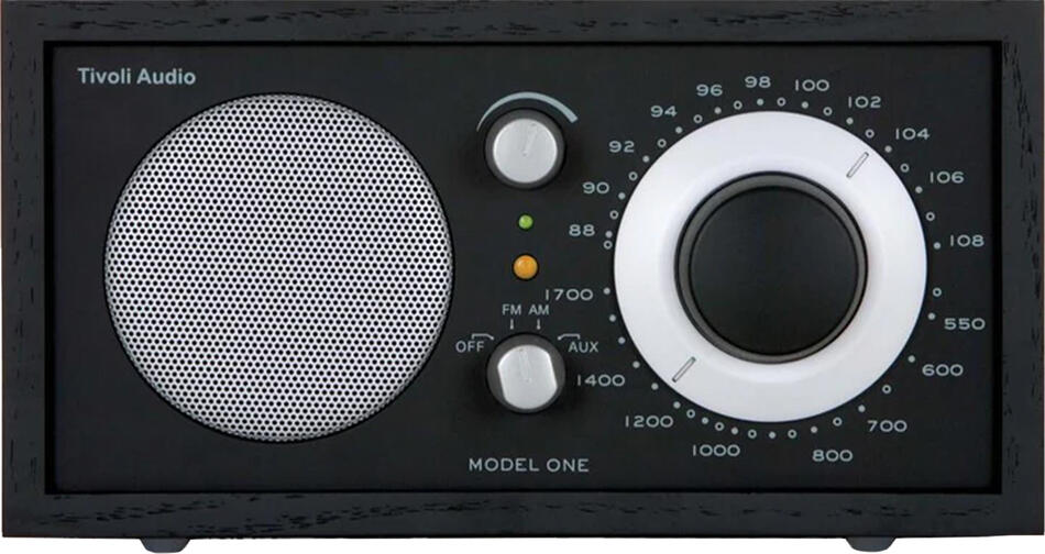 Tivoli Audio Model One - AM/FM Rádio , černý/stříbrný
