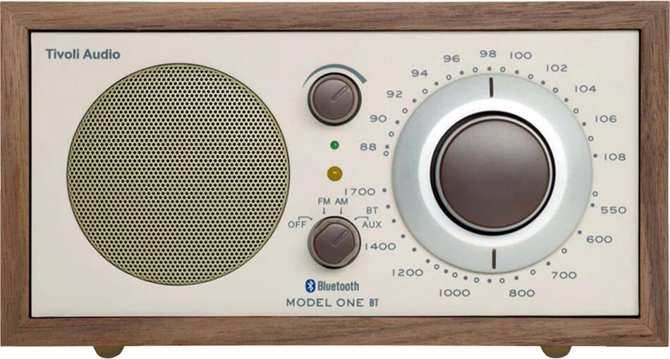 Rádio Tivoli Audio Model One BT - AM/FM/BT, ořech/béžové
