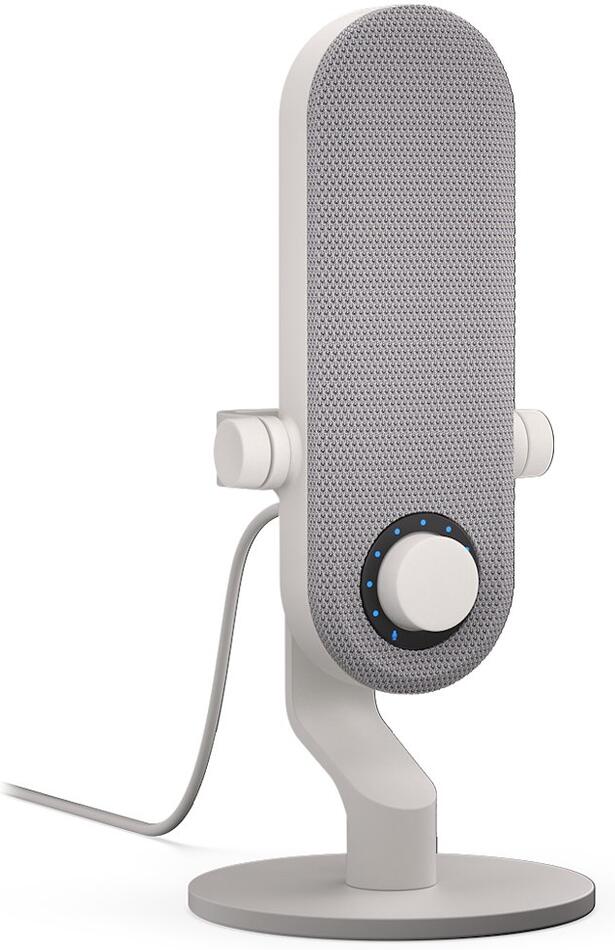 Krux mikrofon Pin / stolní mikrofon / 3,5mm jack / USB-C / bílý (KRXC019)