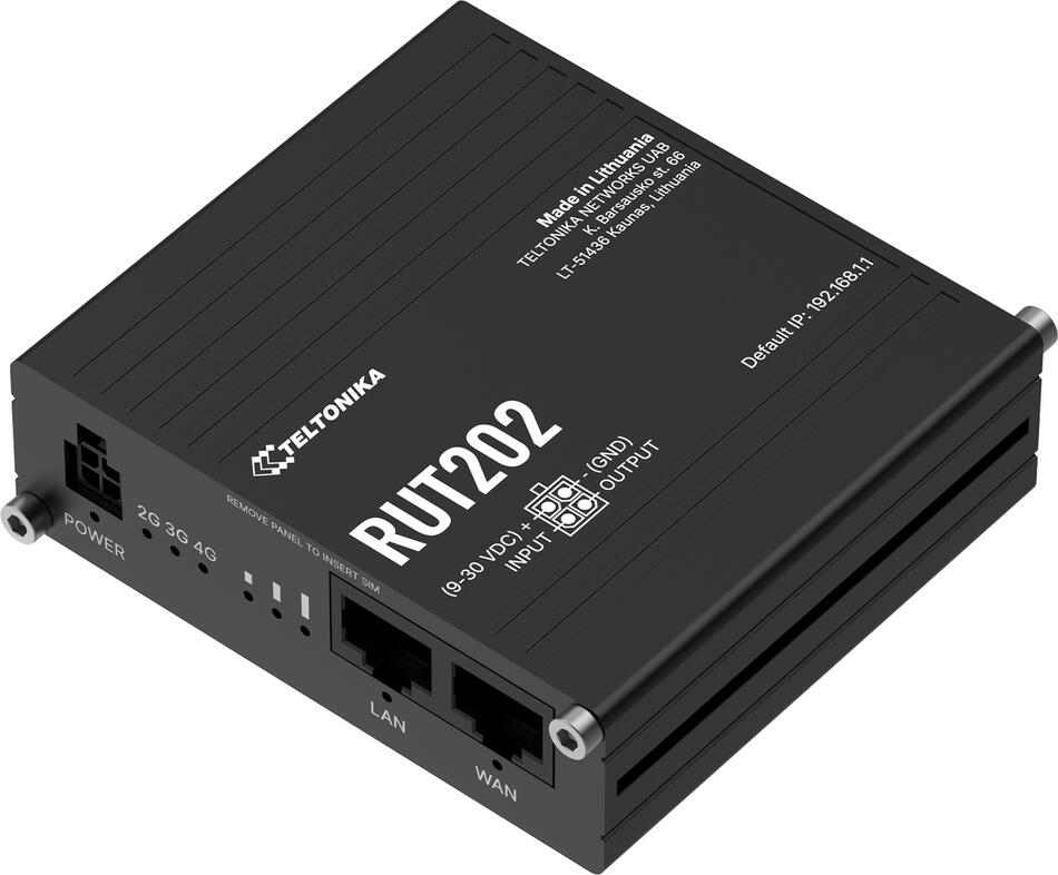 Teltonika Industrial Dual Sim Router - RUT202 (RUT202AAAAA0)