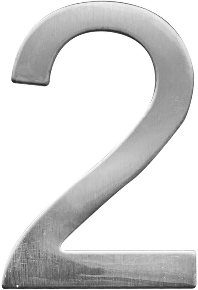 číslo domovní STAR č.2 75mm nerez