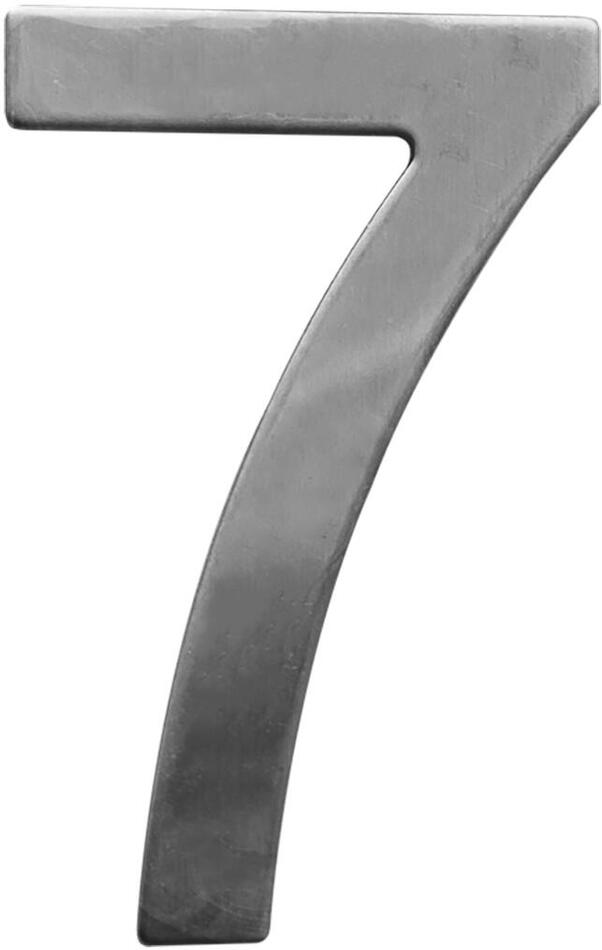 číslo domovní STAR č.7 75mm nerez