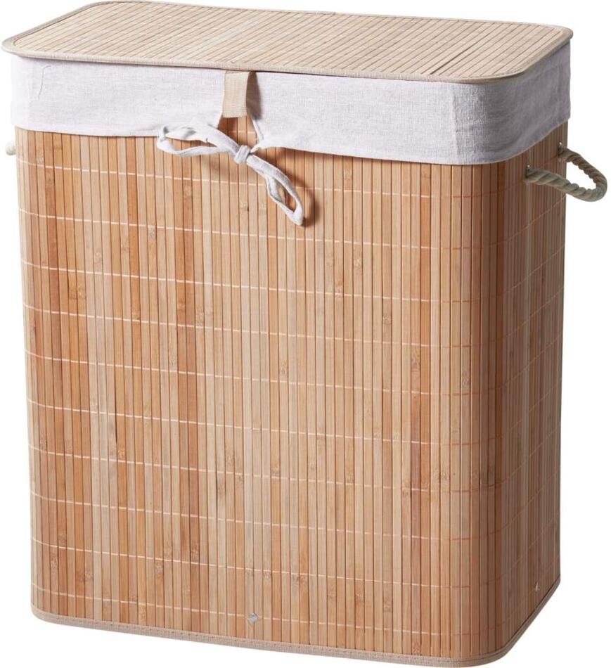 H & S COLLECTION Bambusový koš 50 x 30 x 60 cm KO-KR9000100