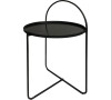H & S COLLECTION Stolek odkládací kov 65 cm černá KO-DD1001550