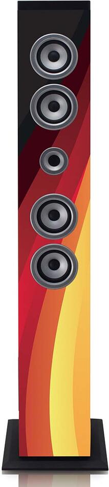 Speakertower s Bluetooth®, PLL FM rádiem, USB a SD přehrávačem iCES IBT-6 DEUTSCHL
