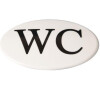 DOMEA PLAST štítek WC PH BÍ