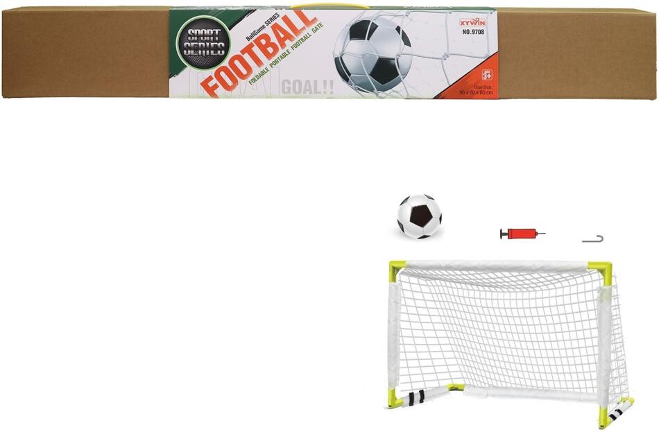 Branka s příslušenstvím, míč 14 cm, pumpička