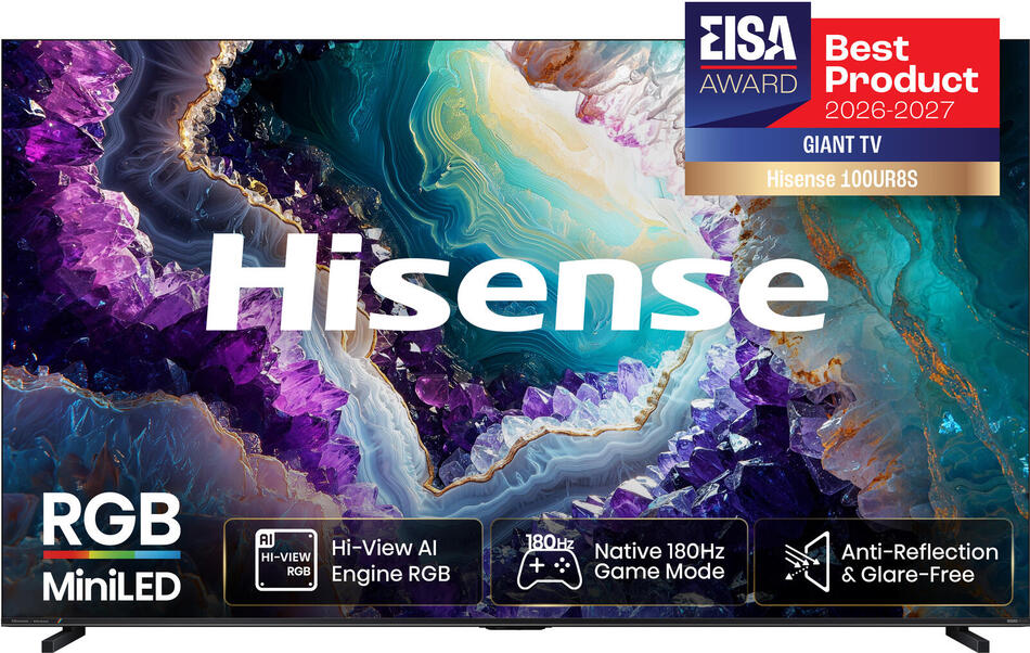 100UR8S RGB MiniLED TV Hisense