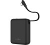 Powerbanka FIXED Zen 10 Loop s LCD displejem a výstupem 30W, 10 000 mAh, černá