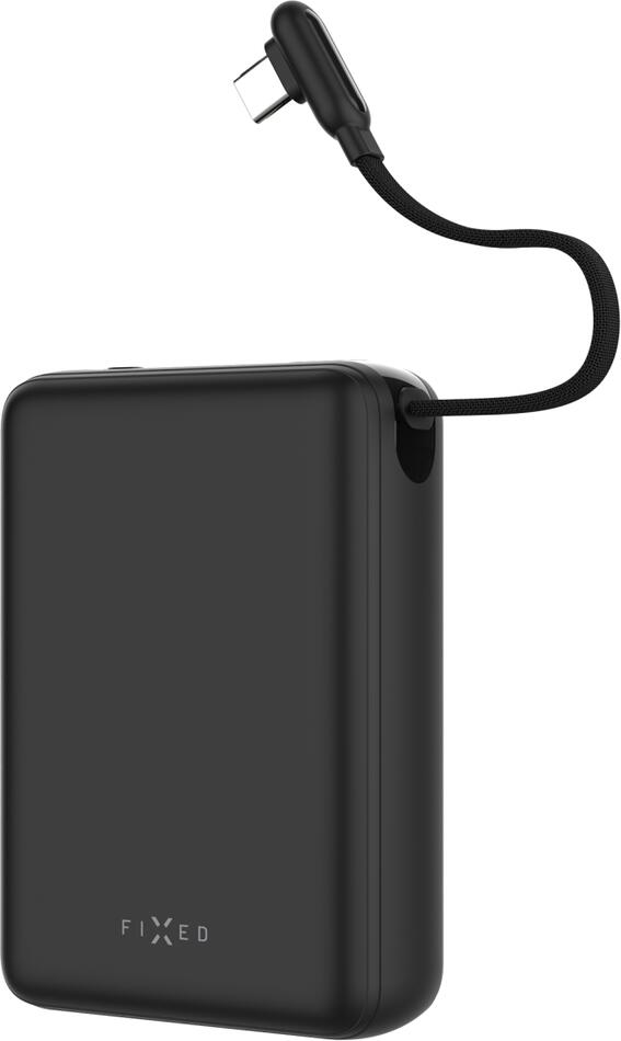Powerbanka FIXED Zen 20 Loop s LCD displejem a výstupem 40W, 20 000 mAh, černá