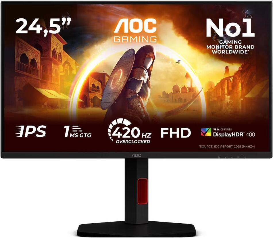 LCD monitor AOC 24,5" 25G4KUR