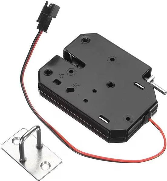 Elektrický zámek XG-07C 12VDC 1,8A černý HADEX
