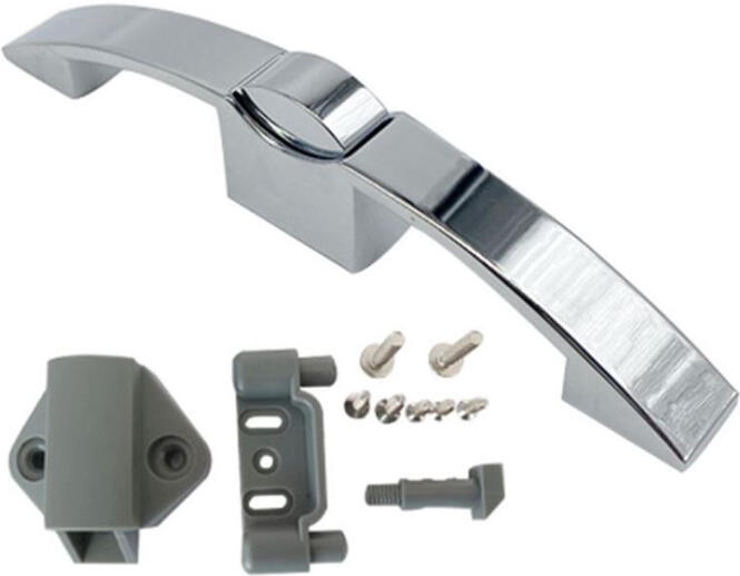 Nábytkový zámek do karavanů chrom - push lock HADEX