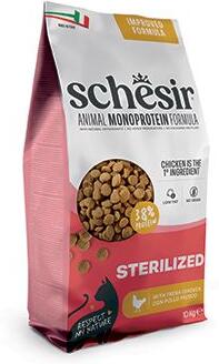 Schesir Cat Monoprotein Sterilized kuřecí 10kg