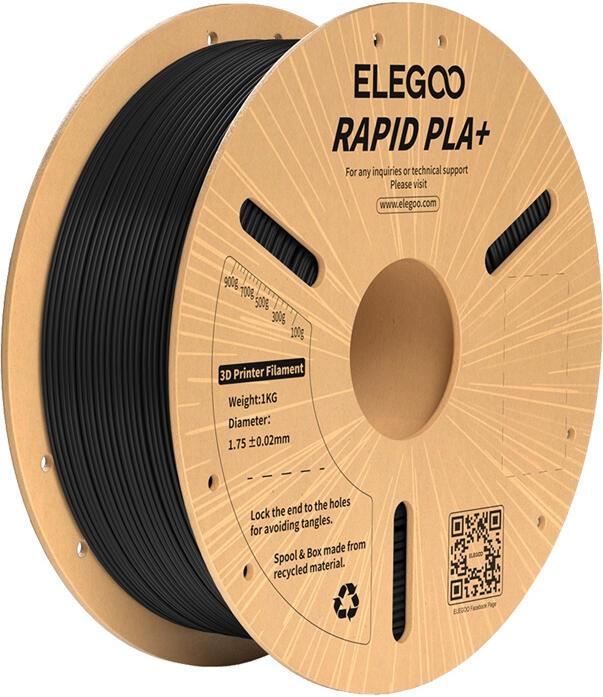 Filament ELEGOO Rapid PLA+ (černý)