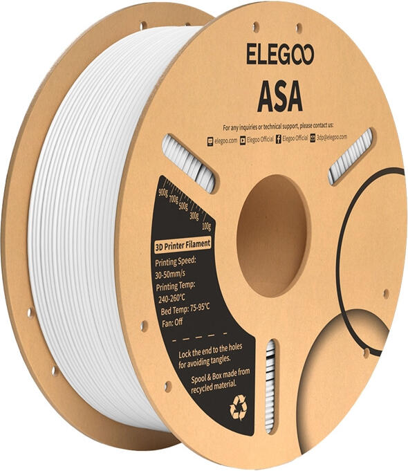 Vlákno ASA ELEGOO (bílé)