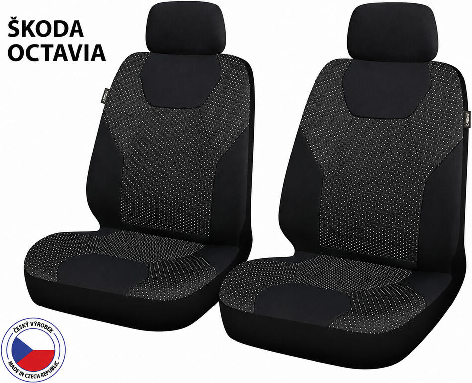 Cappa autopotahy Perfetto ZL Škoda Octavia černá/šedá 2M
