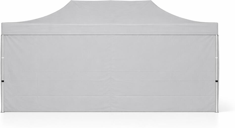 Nůžkový Párty stan 3x6m ALU Premium 4ks plné bočnice - Šedá