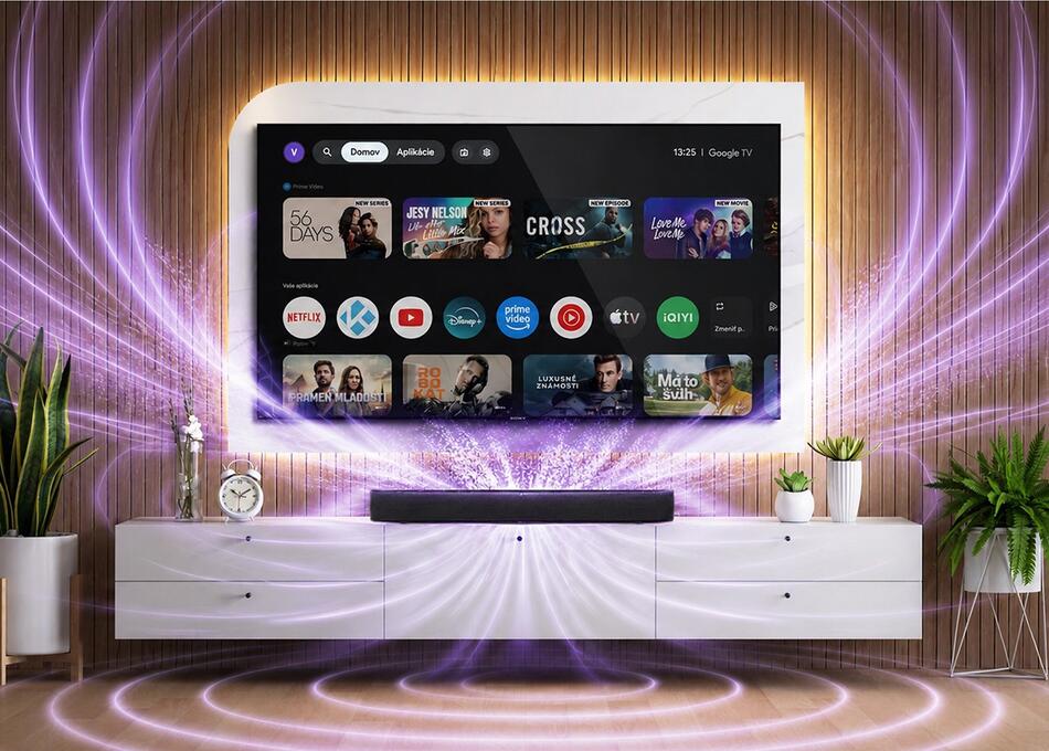 AB-COM MECOOL Soundbar s Google TV + Subwoofer + 2x repro (MECOOL KS3 SET)